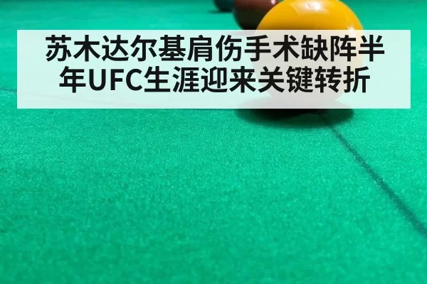 苏木达尔基肩伤手术缺阵半年UFC生涯迎来关键转折